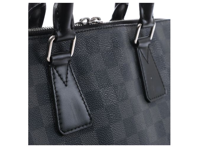 Louis Vuitton Porte Documents Jour Damier Graphite 2Way Handbag in Nero N48224 - vista 6