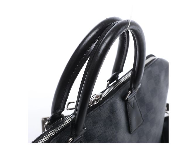 Louis Vuitton Porte Documents Jour Damier Graphite 2Way Handbag in Nero N48224 - vista 7