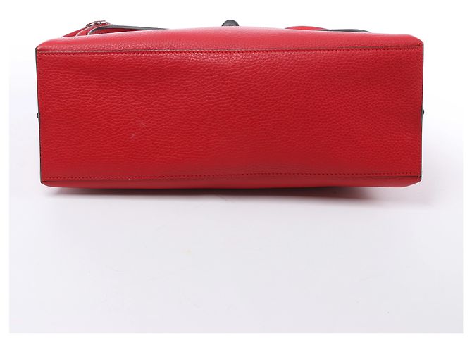 Borsa a mano 2Way Gucci Bamboo in pelle rossa 392013 Beige - vista 8