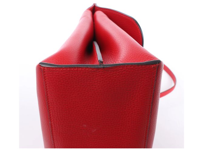 Borsa a mano 2Way Gucci Bamboo in pelle rossa 392013 Beige - vista 9
