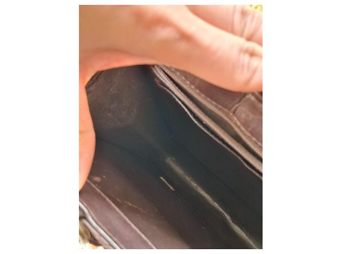 Borsa trapuntata Chanel in pelle marrone Marrone scuro - vista 13