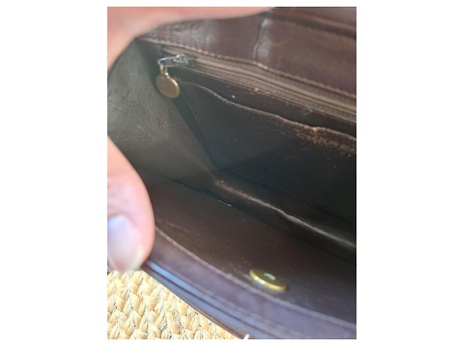 Borsa trapuntata Chanel in pelle marrone Marrone scuro - vista 8