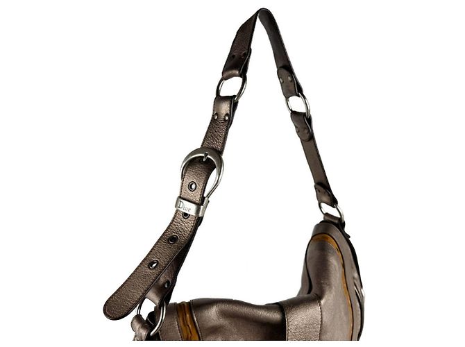 Borsa a tracolla Christian Dior stile Gaucho D'oro - vista 10