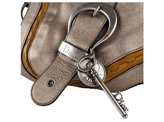 Borsa a tracolla Christian Dior stile Gaucho D'oro - vista 11