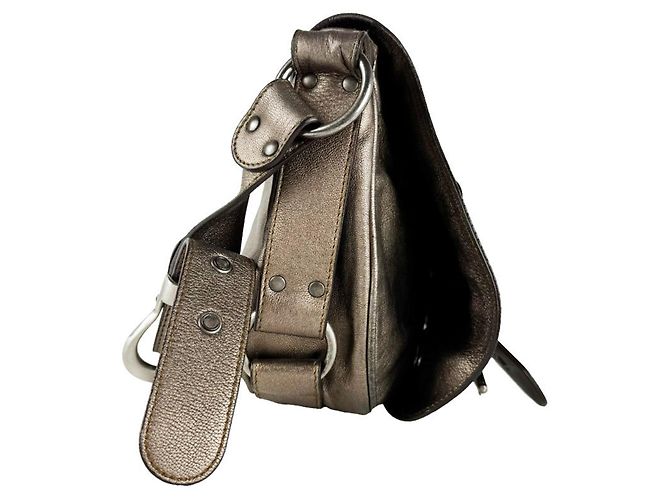 Borsa a tracolla Christian Dior stile Gaucho D'oro - vista 2