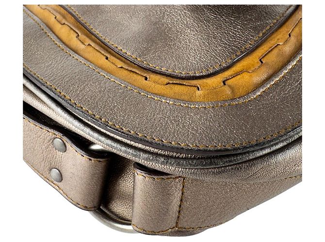 Borsa a tracolla Christian Dior stile Gaucho D'oro - vista 9