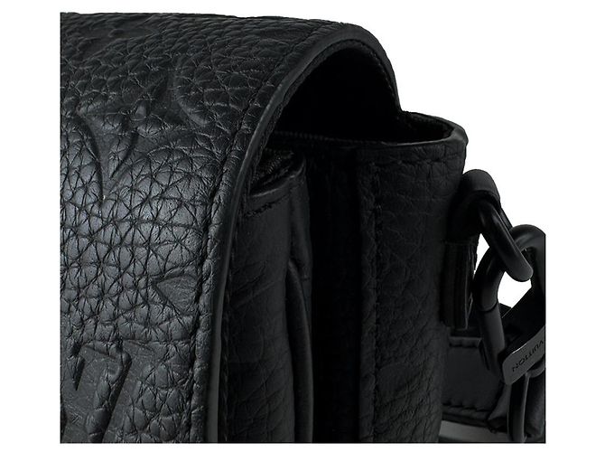 Borsa a tracolla Louis Vuitton in pelle nera Nero - vista 6