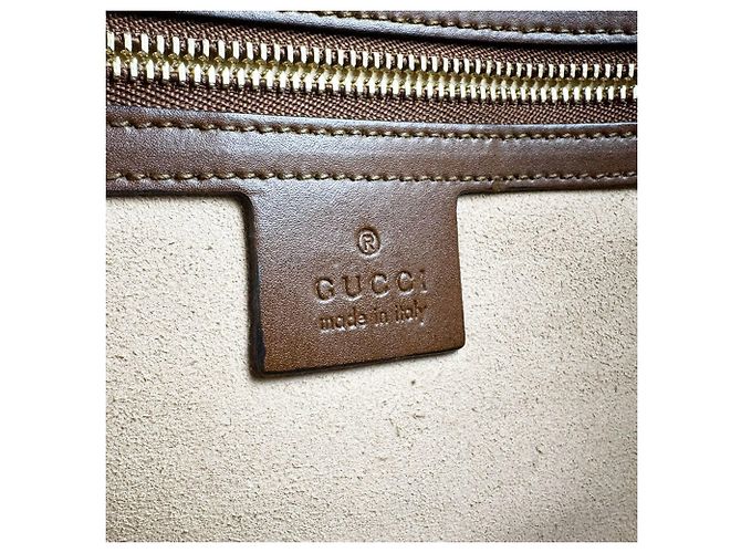 Borsa a tracolla Gucci GG Supreme Brown Marrone - vista 12