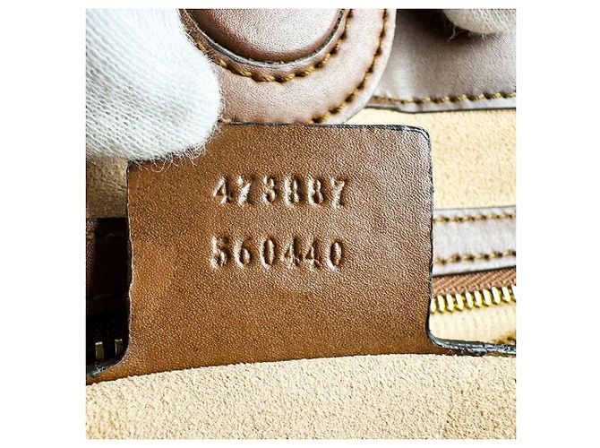 Borsa a tracolla Gucci GG Supreme Brown Marrone - vista 13