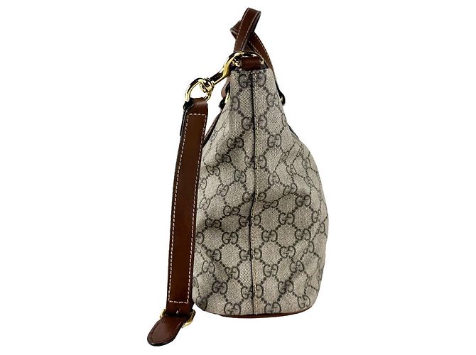 Borsa a tracolla Gucci GG Supreme Brown Marrone - vista 2