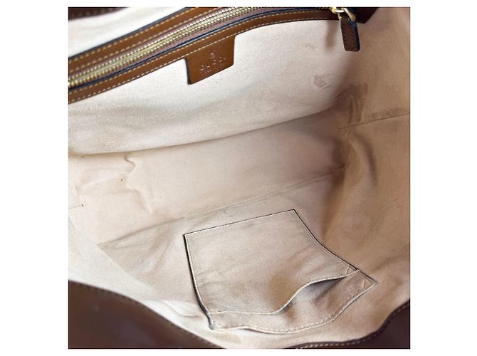 Borsa a tracolla Gucci GG Supreme Brown Marrone - vista 5