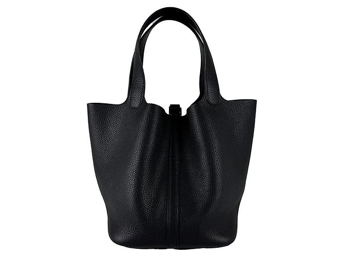 Hermès Borsa Hermes Picotin Lock MM 22 Nero - vista 3