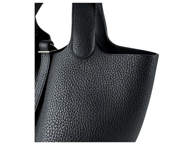 Hermès Borsa Hermes Picotin Lock MM 22 Nero - vista 6