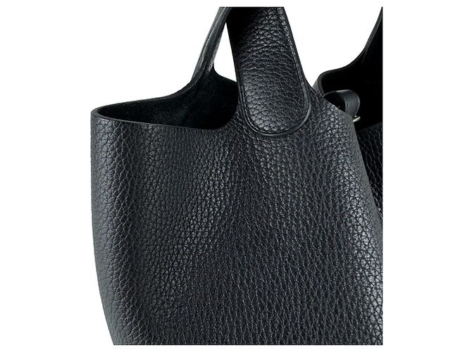 Hermès Borsa Hermes Picotin Lock MM 22 Nero - vista 7