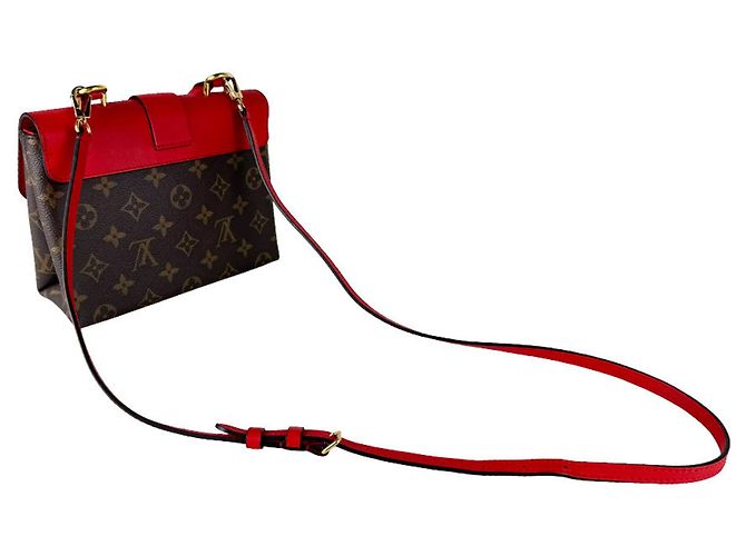 Bolso de hombro Louis Vuitton Monogram Coquelicot Roja Monograma - vista 10