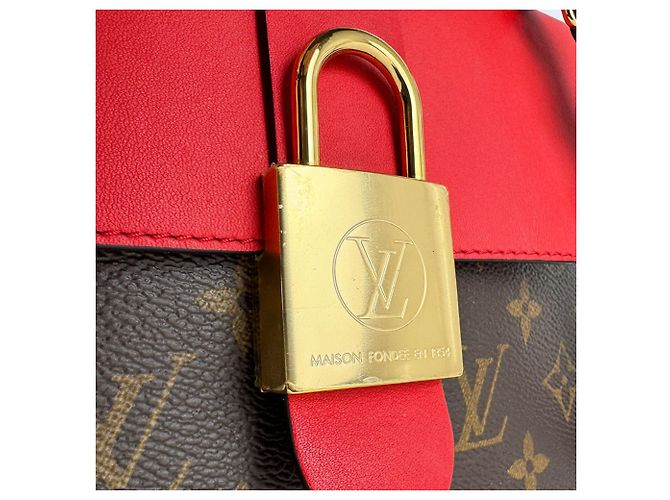 Bolso de hombro Louis Vuitton Monogram Coquelicot Roja Monograma - vista 12