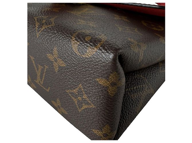 Bolso de hombro Louis Vuitton Monogram Coquelicot Roja Monograma - vista 8