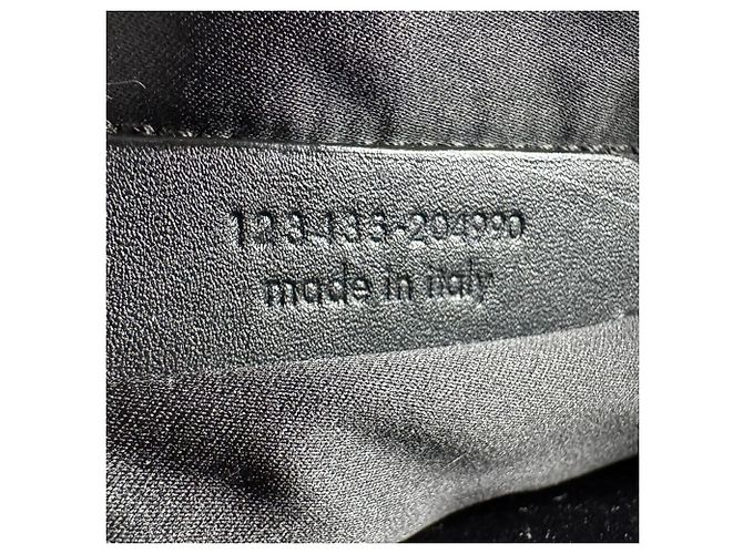 Borsa a mano Saint Laurent in tela nera Nero - vista 13