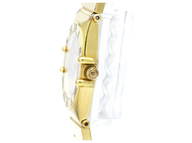 Omega Constellation vergoldete Quartz Damenuhr - Ansicht 4