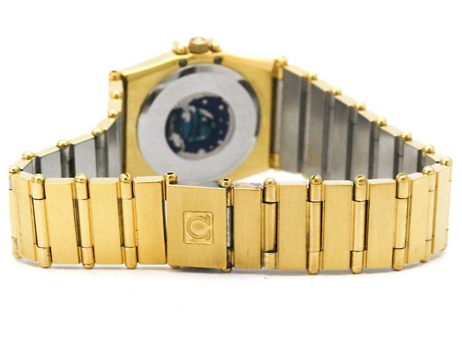 Omega Constellation vergoldete Quartz Damenuhr - Ansicht 5
