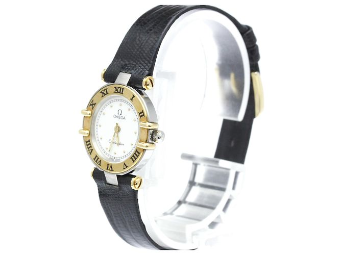 OMEGA Constellation 18K Gold Quartz Damenuhr - Ansicht 2