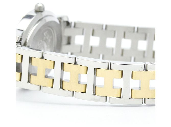 Hermès Hermes Clipper Oval Gold Plated Steel Damenuhr CO1.220 - Ansicht 3