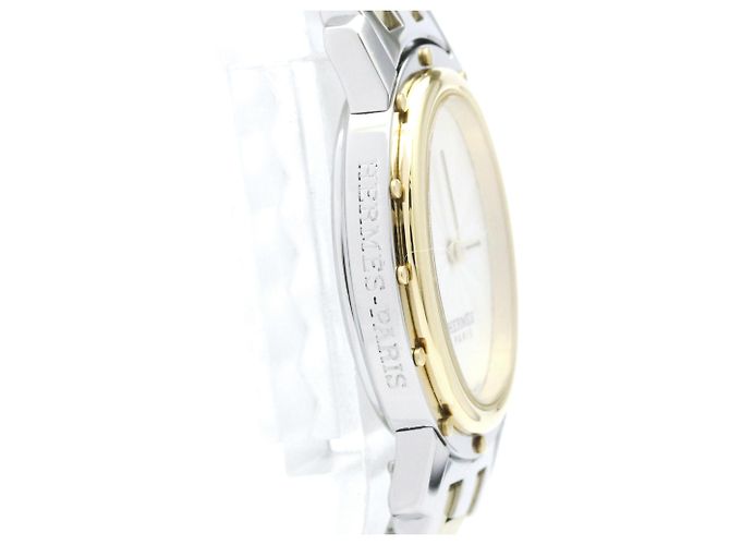 Hermès Hermes Clipper Oval Gold Plated Steel Damenuhr CO1.220 - Ansicht 8