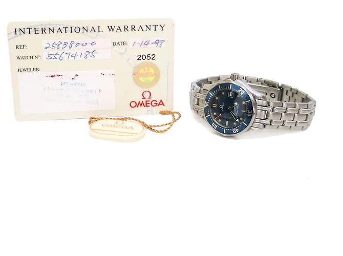 Reloj OMEGA Seamaster Professional 300M Quartz para mujer - vista 6