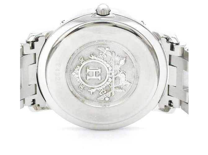 Hermès Orologio da uomo Hermes Clipper in acciaio inossidabile quartz - vista 6