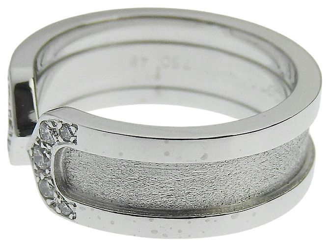Anello Cartier C2 in oro bianco 18K D'oro - vista 4