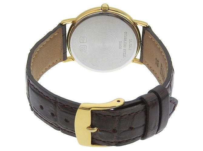 Relógio Longines L4 636 2 Gold Dial Marrom - vista 3