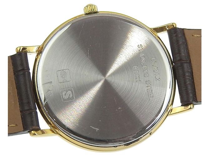 Relógio Longines L4 636 2 Gold Dial Marrom - vista 4