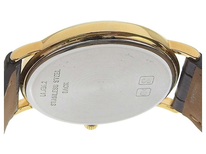 Relógio Longines L4 636 2 Gold Dial Marrom - vista 5