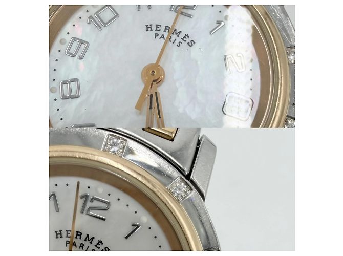 Hermès Reloj Hermes Clipper Nacre para mujer - vista 6