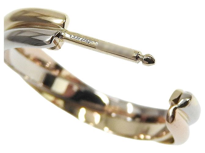 Orecchini Cartier Trinity a mezzo cerchio D'oro - vista 5