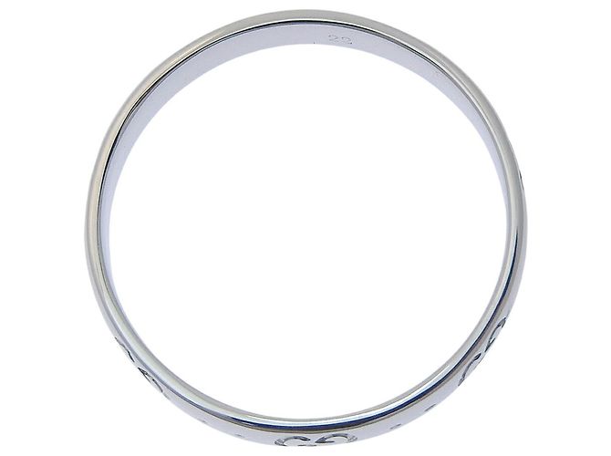 Anello Gucci Icon Band in Oro Bianco 18K - vista 3