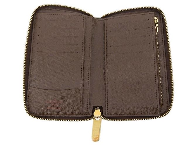 Zippy Cartera Compacta Louis Vuitton Damier Damier ebene - vista 3