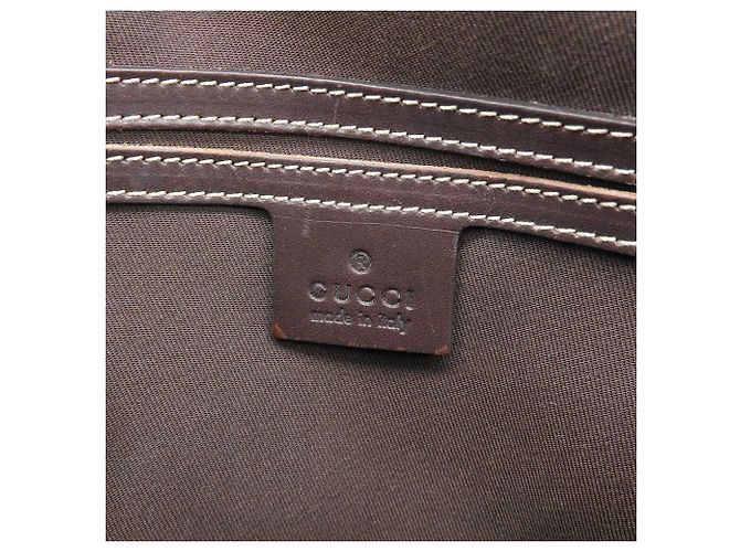 Bolsa de Ombro Gucci GG Supreme Plus Marrom Bege - vista 7