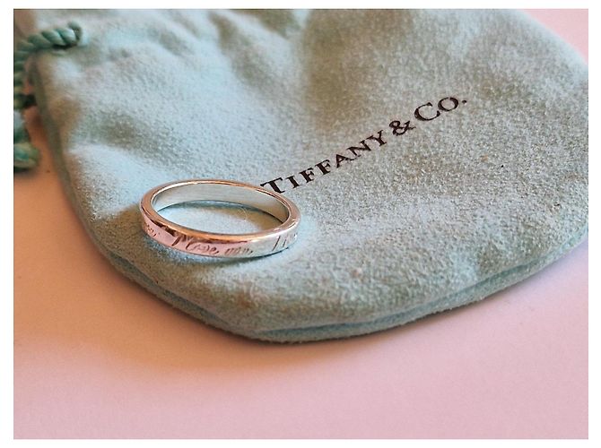 Anello Tiffany & Co. "I Love You" in Argento Sterling - vista 6