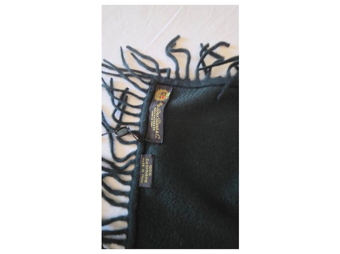 Loro Piana Sciarpa Ceylon 100% Cashmere Multicolore Beige Verde scuro - vista 6