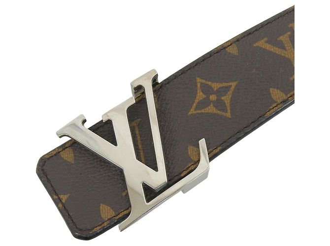 Louis Vuitton Monogram Ceinture LV Initials Waist Belt Nero Monogramma - vista 3