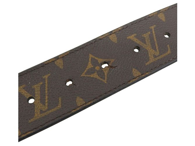 Louis Vuitton Monogram Ceinture LV Initials Waist Belt Nero Monogramma - vista 6