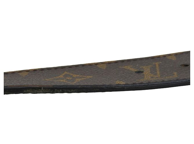 Louis Vuitton Monogram Ceinture LV Initials Waist Belt Nero Monogramma - vista 7