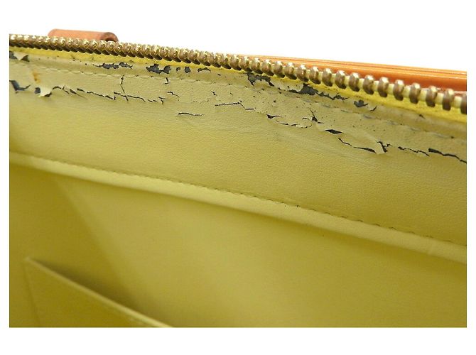 Borsa tote Louis Vuitton Monogram Vernis Columbus Giallo Monogramma - vista 8