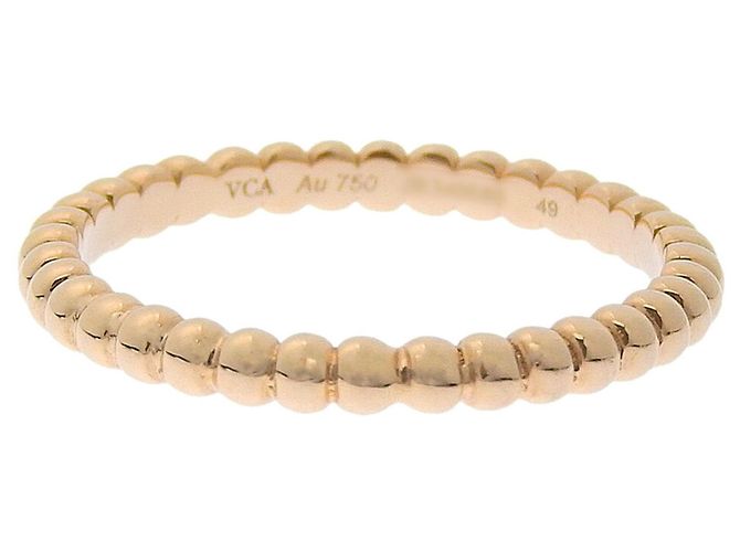 Anello Perlée Van Cleef & Arpels in Oro Rosa D'oro - vista 4