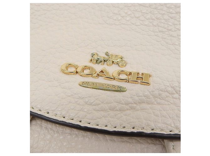Coach F29008 Leder-Rucksack Weiß - Ansicht 5