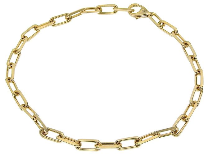 Bracciale a charm Cartier Santos de Small in oro giallo 18K - vista 2