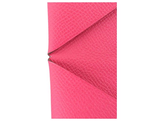 Hermès Tarjetero Hermes Calvi Rosa - vista 6