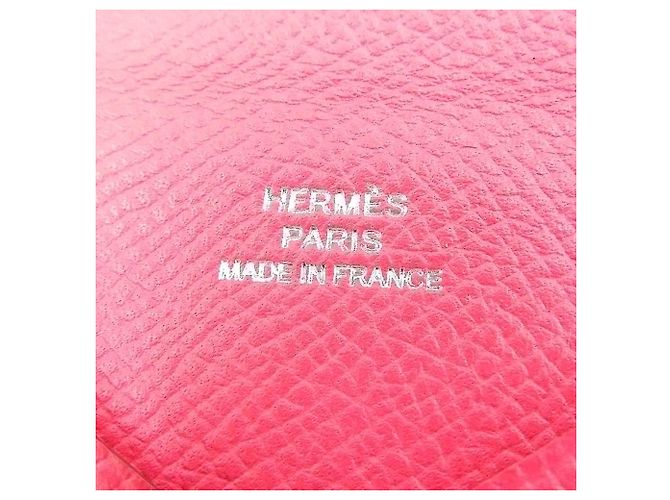 Hermès Tarjetero Hermes Calvi Rosa - vista 8