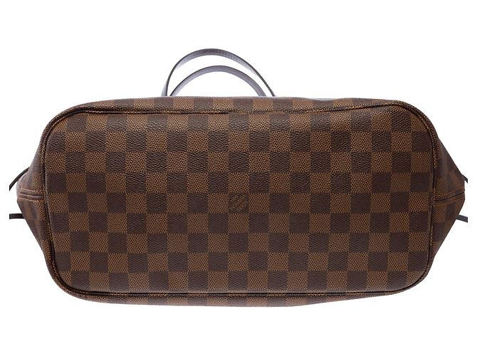 Borsa LOUIS VUITTON Neverfull in Tela Marrone - 103851 - vista 10